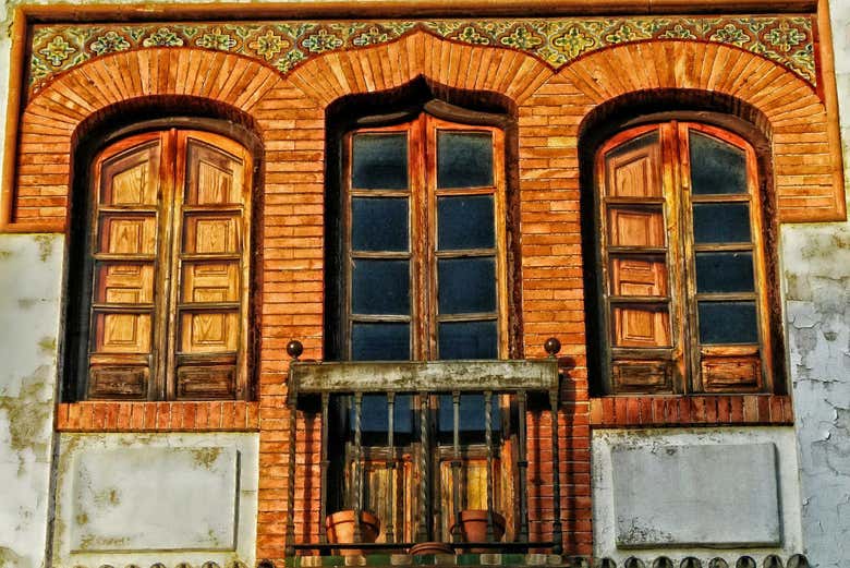 Casas do centro de Córdoba