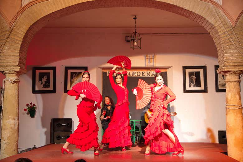 Desfrutando de um espetáculo flamenco em Córdoba